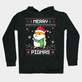 Merry Pigmas Funny Guinea Pig Lover  Christmas Hoodie